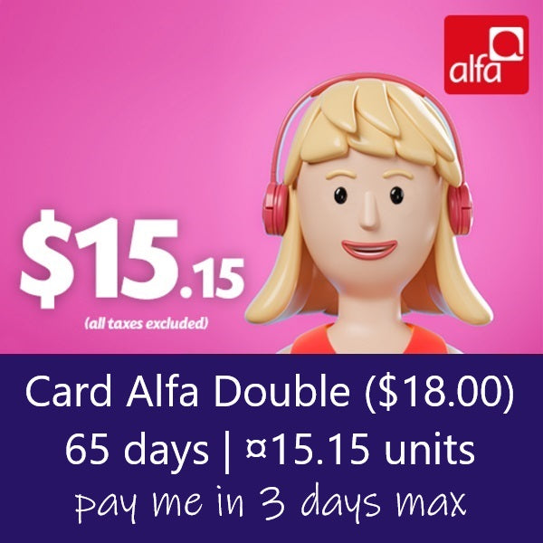 Card Alfa Double