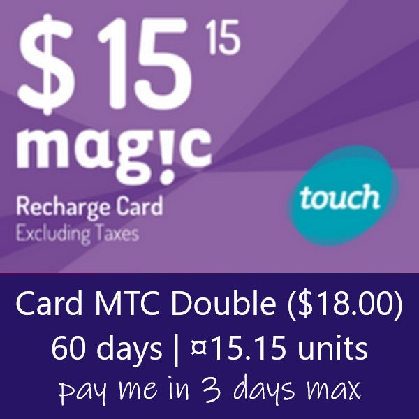 Card MTC Double