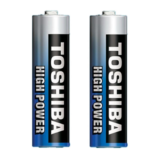 Toshiba 1.5V Alkaline Two AA High Power Batteries LR6GCP BP-2CN