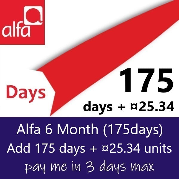 Alfa 6 Month (175days)