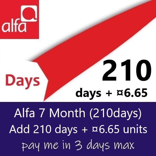Alfa 7 Month (210days)