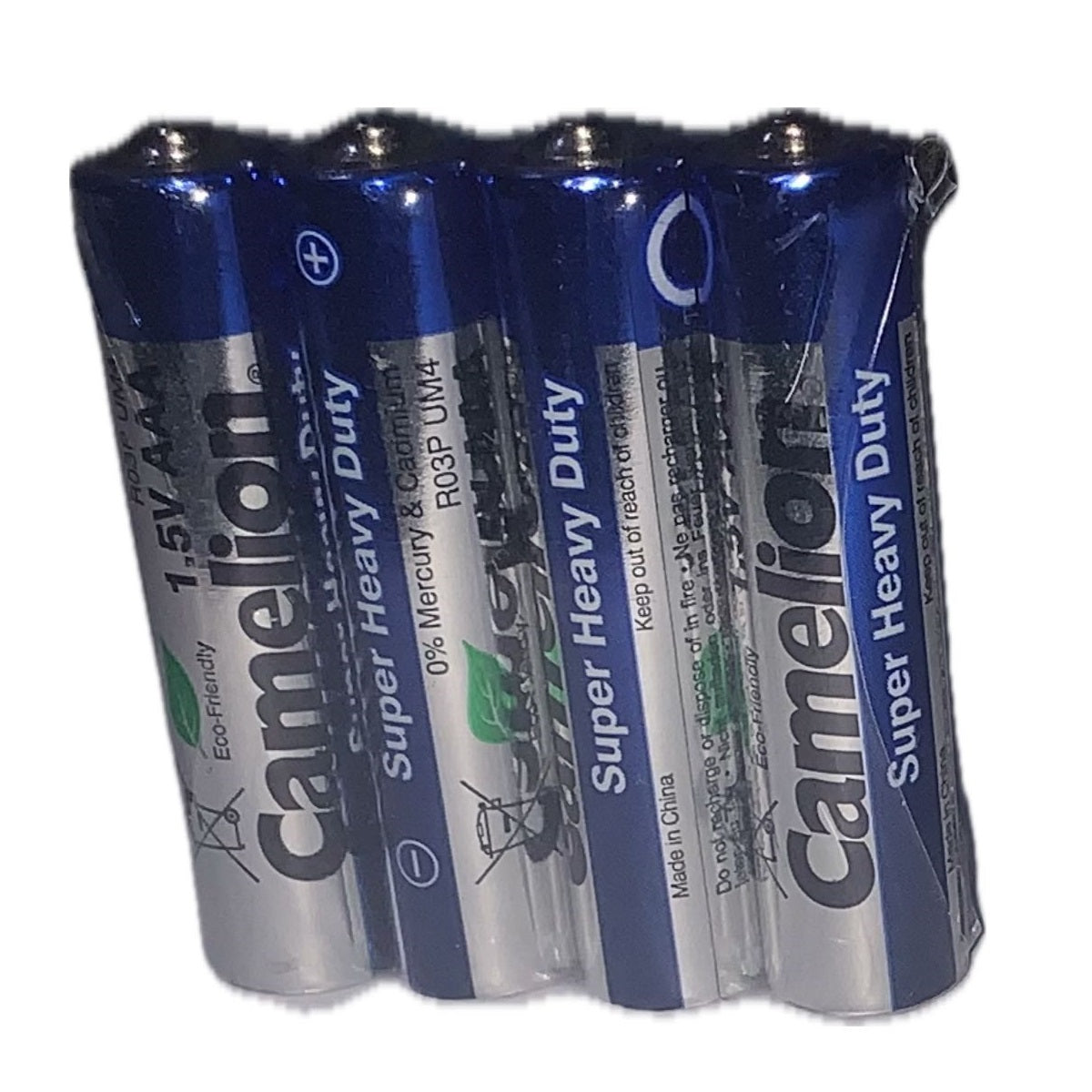 Camelion Heavy Duty Type AAA Batteries (Pack of 4)