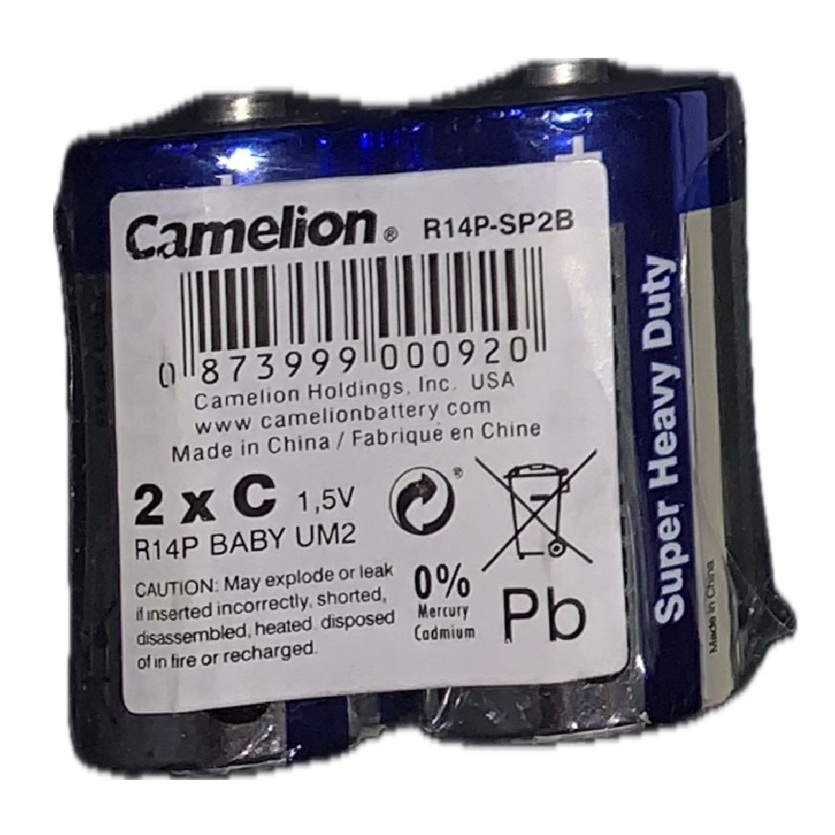 Camelion Heavy Duty Type C Batteries (Pack of 2)