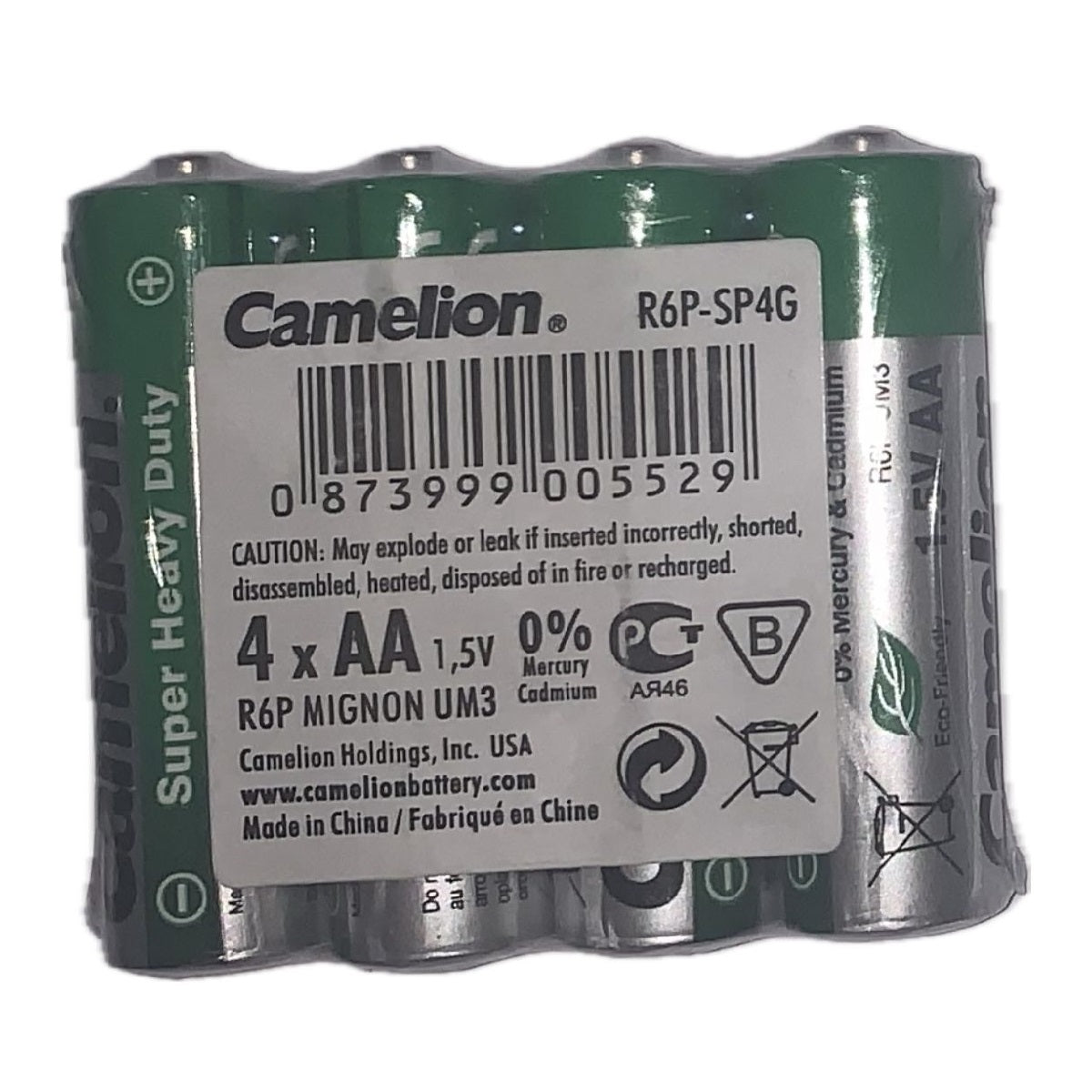 Camelion Heavy Duty Type AA Batteries (Pack of 4)