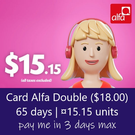 Card Alfa Double