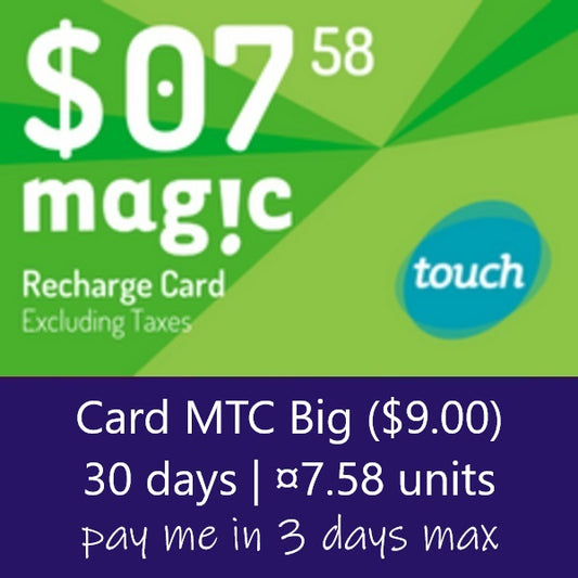Card MTC Big