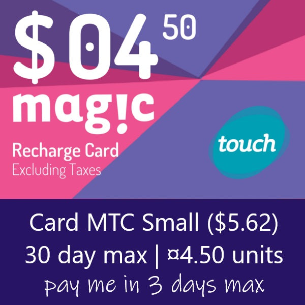 Card MTC Small
