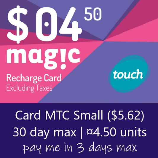 Card MTC Small