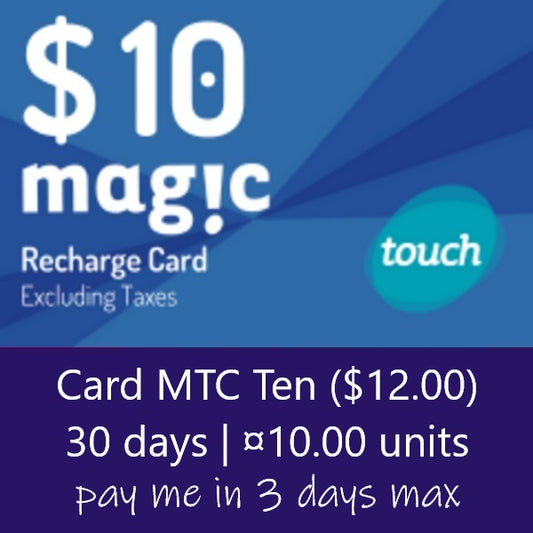 Card MTC Ten