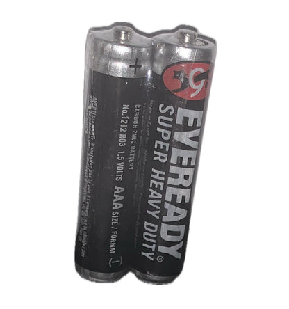 Eveready Heavy Duty Type AAA Batteries (Pack of 2)