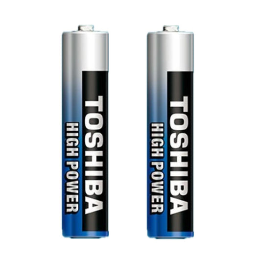 Toshiba 1.5V Alkaline Two AAA High Power Batteries LR03GCP BP-2CN