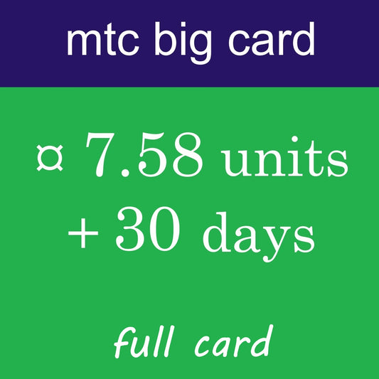 mtc big card